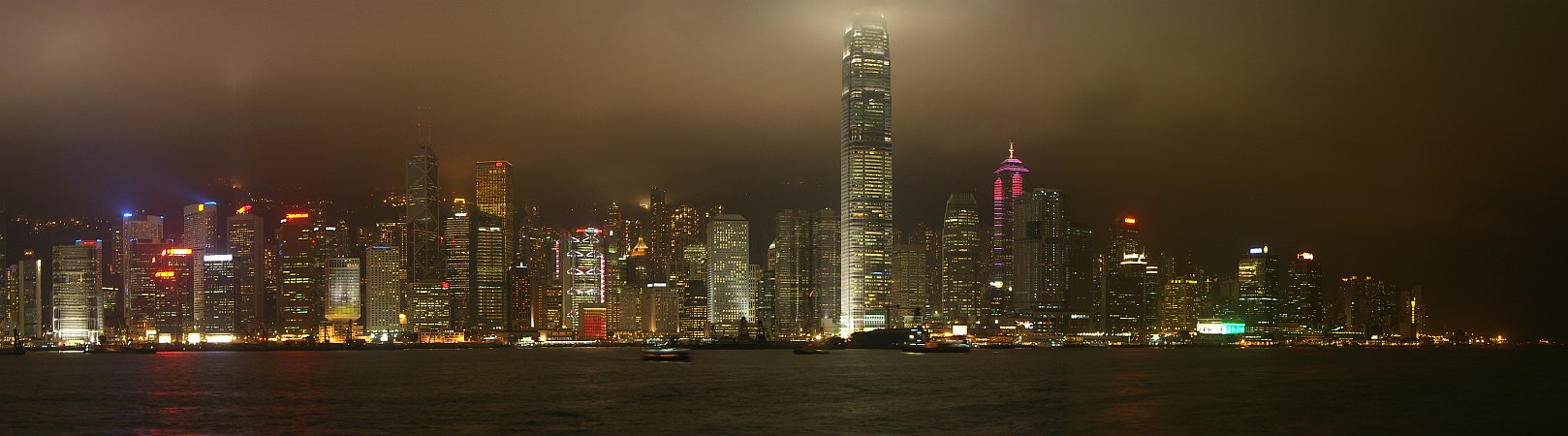 Photo - Hong Kong - Vue panoramique - Show de 20:00