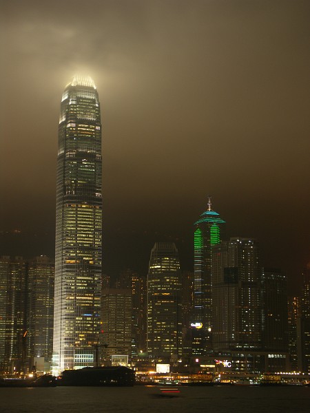 Photo - Hong Kong - IFC-2 Tower by night