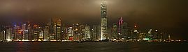 Hong Kong 8 O'Clock Show - Panoramic View - Hong Kong by Night